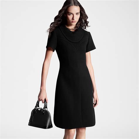 Bib Collar Fitted Dress 